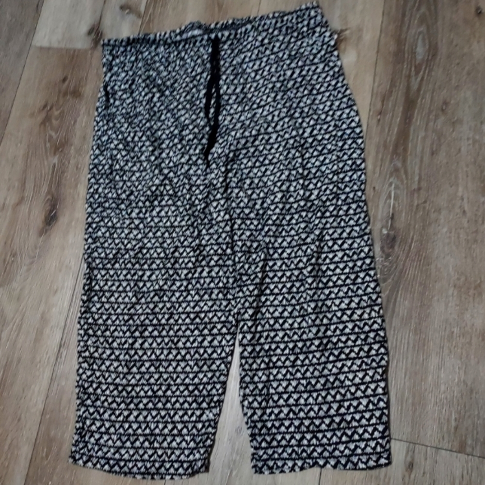 WOMENS sz XXL croft and barrow intimates cropped pajama pant